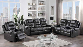 9500 Black Living Room Set