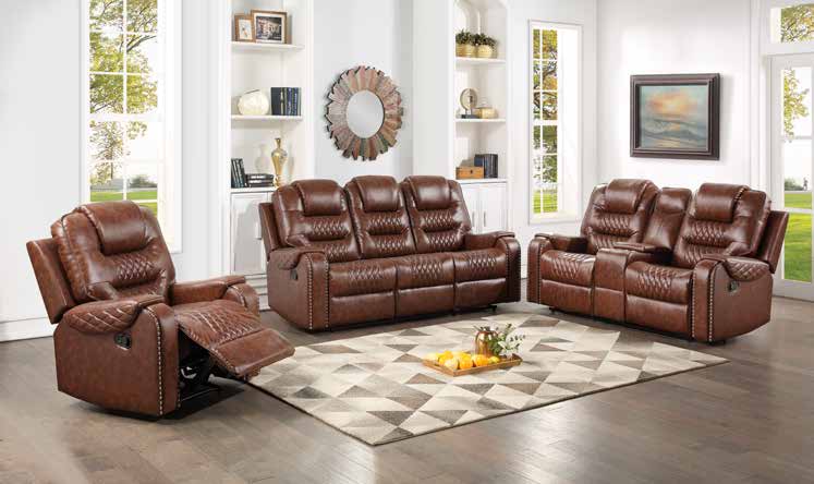 9502 Brown Living Room Set
