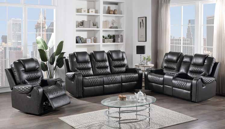9504 Grey Living Room Set