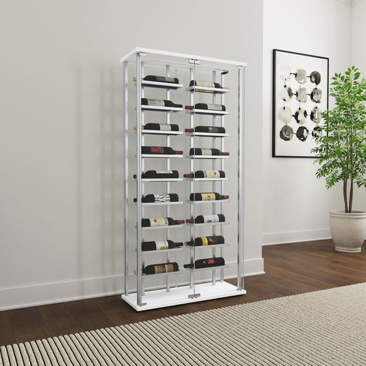 Montara Wine Cabinet in White - Coaster Furniture