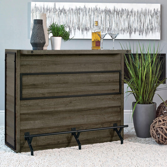 Joe Home Bar in Aged Oak - Coaster Furniture