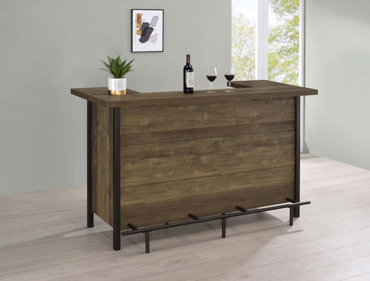 Norcrest Home Bar in White High Gloss - Coaster Furniture
