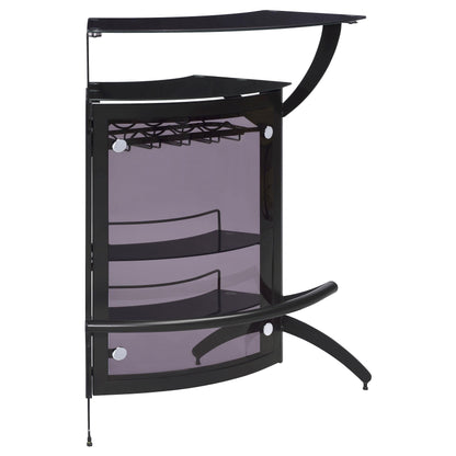 Dallas Home Bar in Black - Coaster Furniture