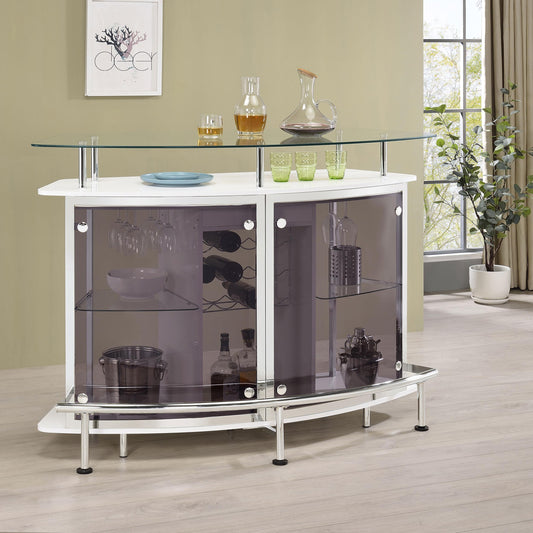 Keanu Home Bar in Black - Coaster Furniture
