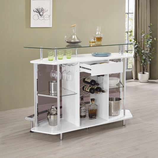 Keanu Home Bar in Black - Coaster Furniture