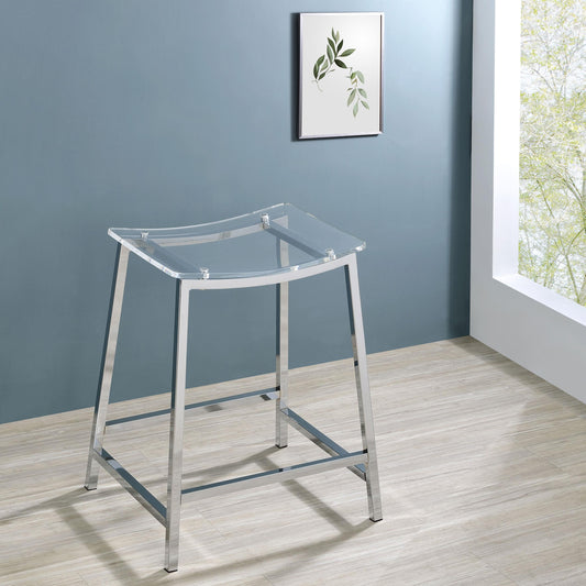 Araceli Counter Stool in White - Coaster Furniture