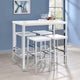 Natividad 5-Piece Bar Set in White High Gloss - Coaster Furniture