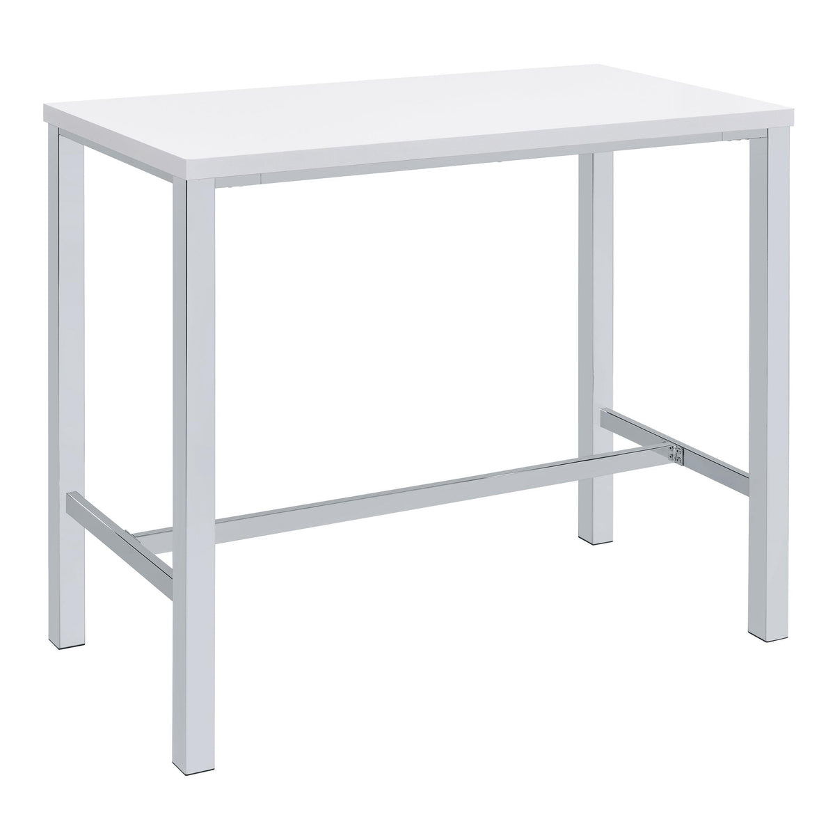 Natividad 5-Piece Bar Set in White High Gloss - Coaster Furniture
