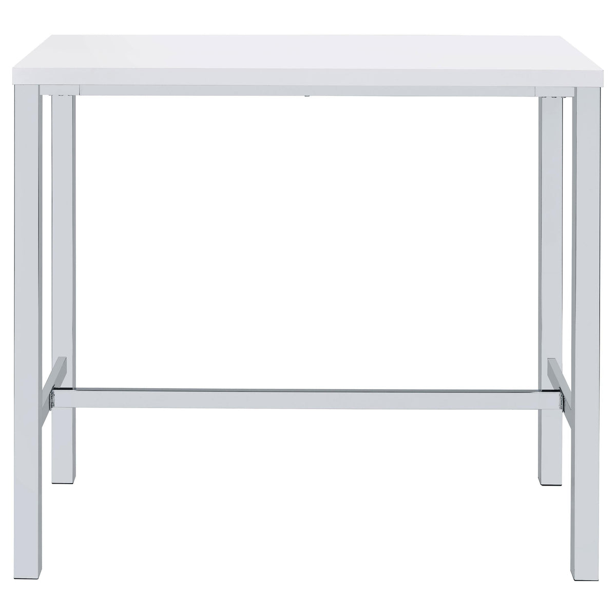 Natividad 5-Piece Bar Set in White High Gloss - Coaster Furniture