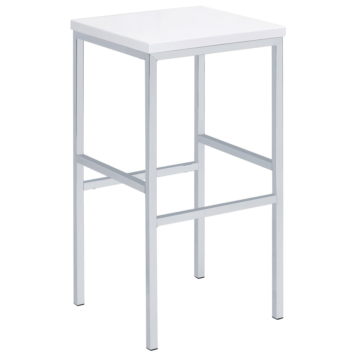 Natividad 5-Piece Bar Set in White High Gloss - Coaster Furniture