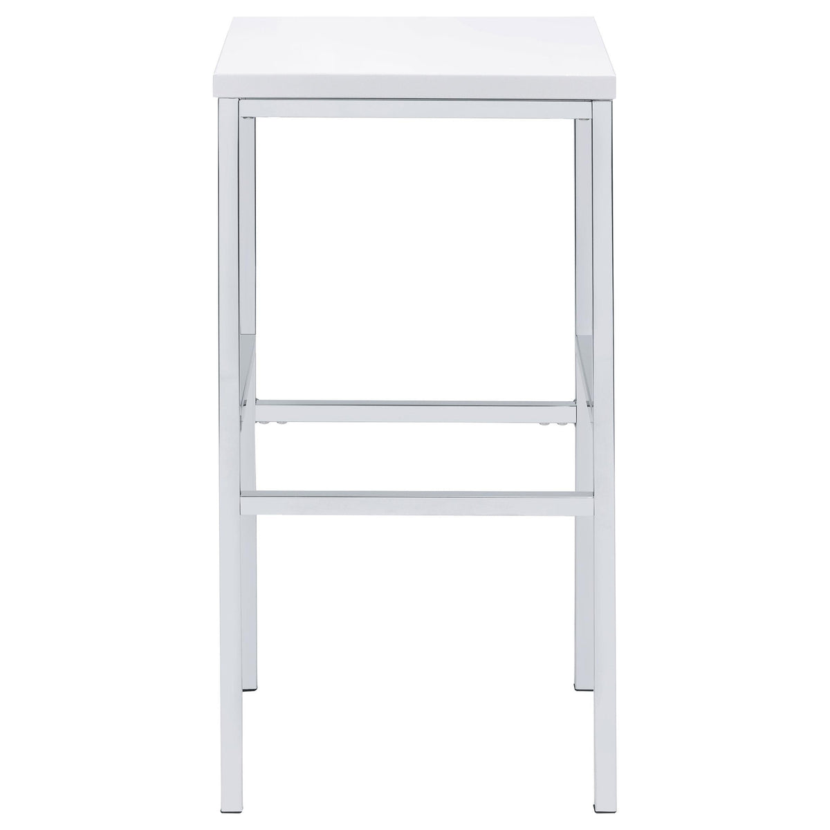 Natividad 5-Piece Bar Set in White High Gloss - Coaster Furniture