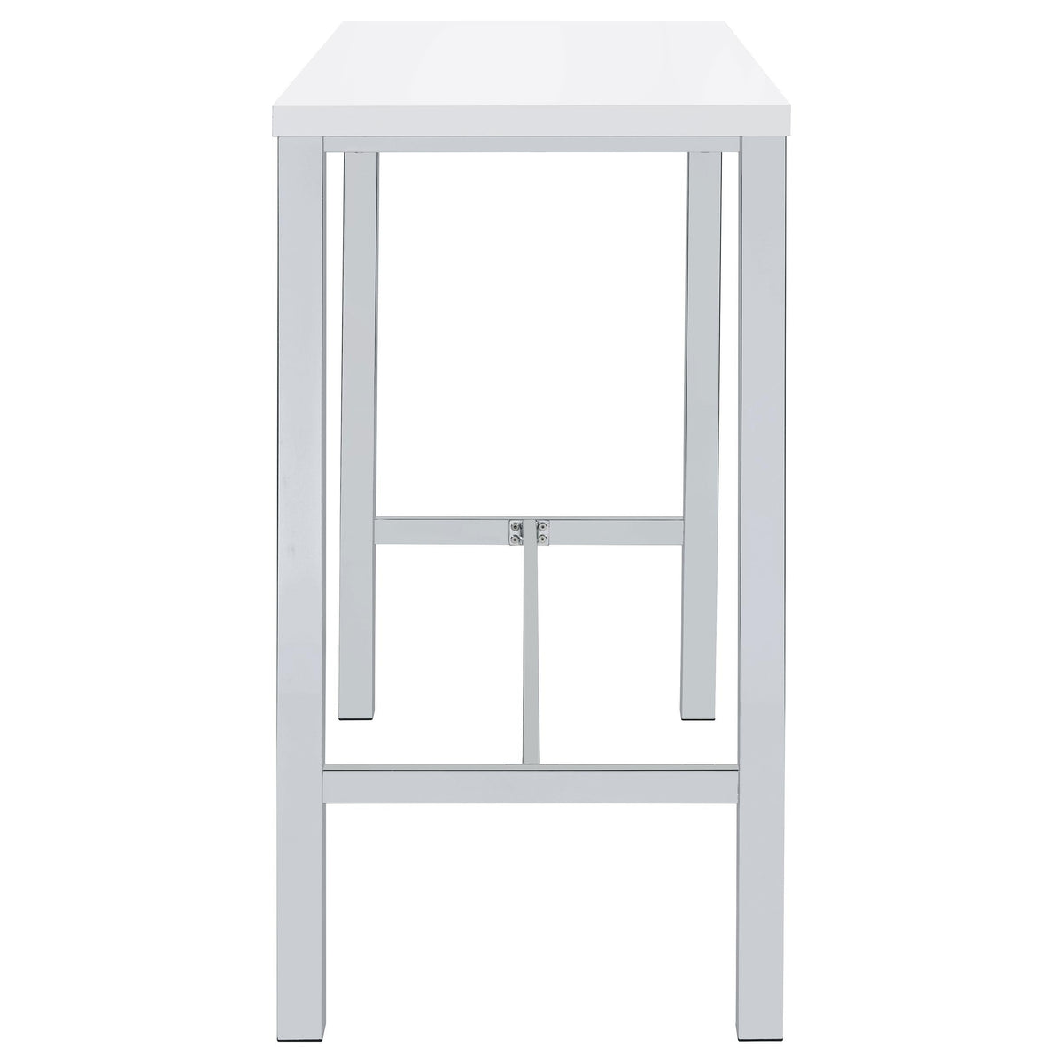 Natividad 5-Piece Bar Set in White High Gloss - Coaster Furniture