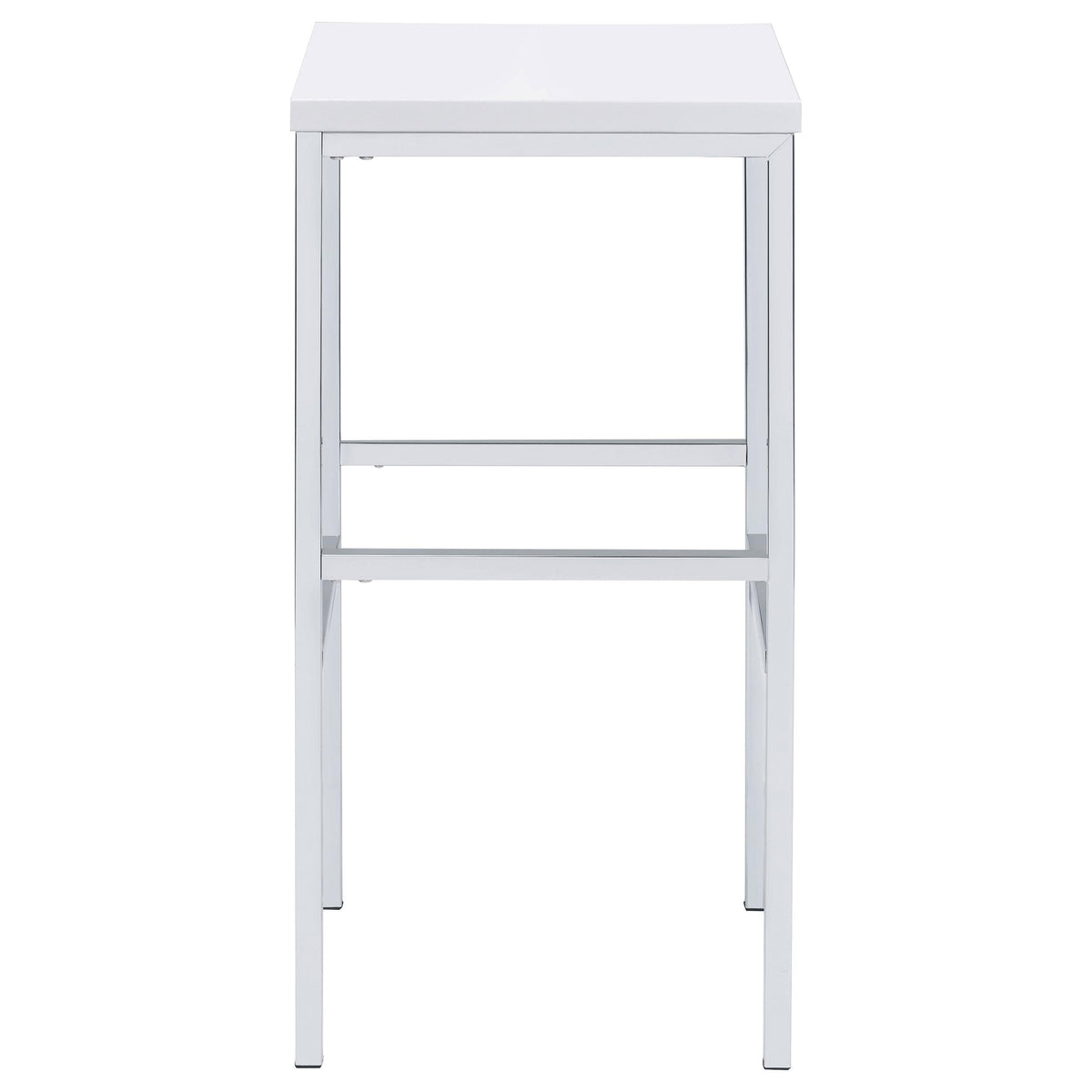 Natividad 5-Piece Bar Set in White High Gloss - Coaster Furniture