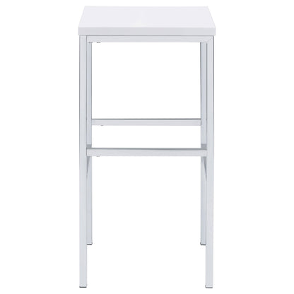 Natividad 5-Piece Bar Set in White High Gloss - Coaster Furniture