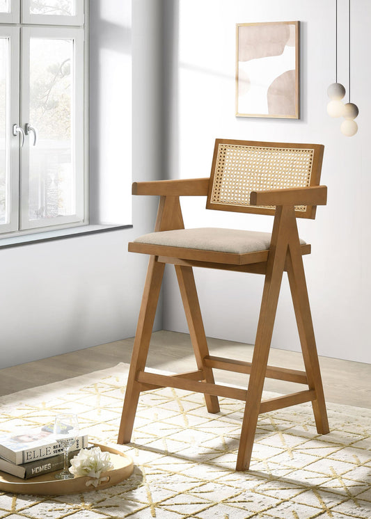 Kane Bar Chair in Natural - Coaster Furniture