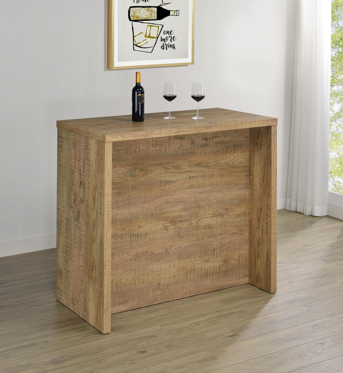 Topanga Home Bar in Black - Coaster Furniture