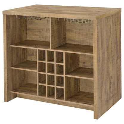 Topanga Home Bar in Black - Coaster Furniture