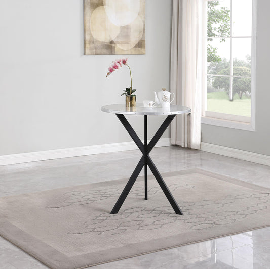 Kenzo Bar Table in Silver - Coaster Furniture