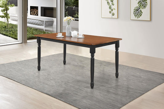Hollyoak Dining Table in Walnut - Coaster Furniture