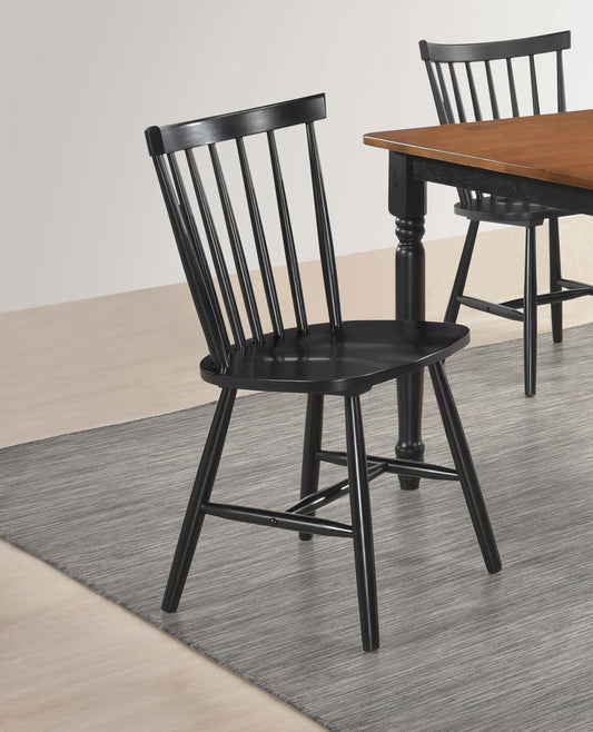 Hollyoak Side Chair in Walnut - Coaster Furniture