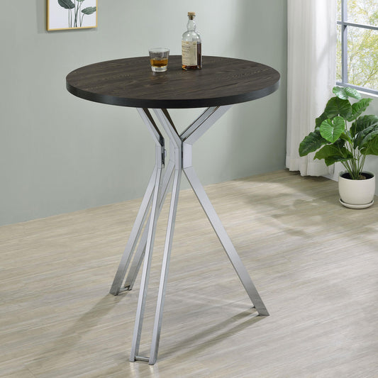 Edgerton Bar Table in Dark Oak - Coaster Furniture