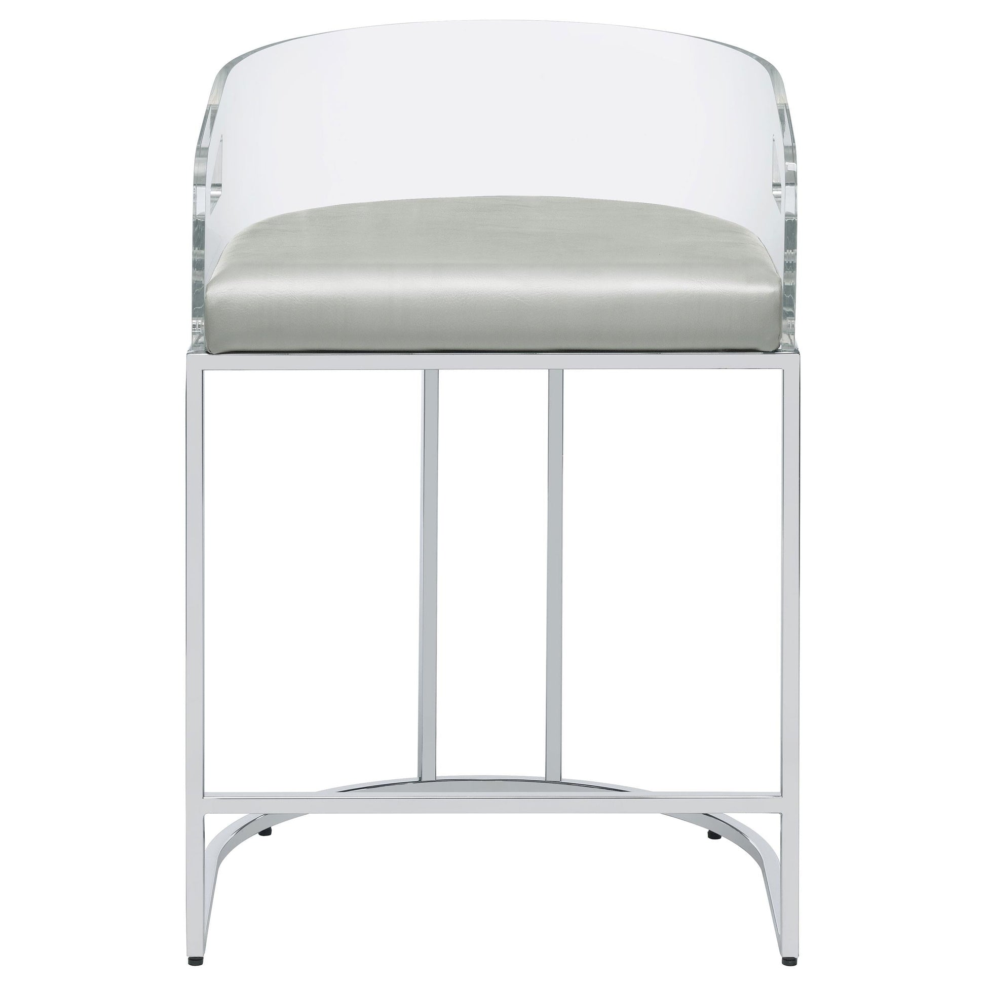 Thermosolis Counter Stool in Grey - Coaster Furniture