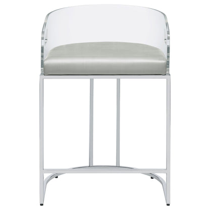 Thermosolis Counter Stool in Grey - Coaster Furniture