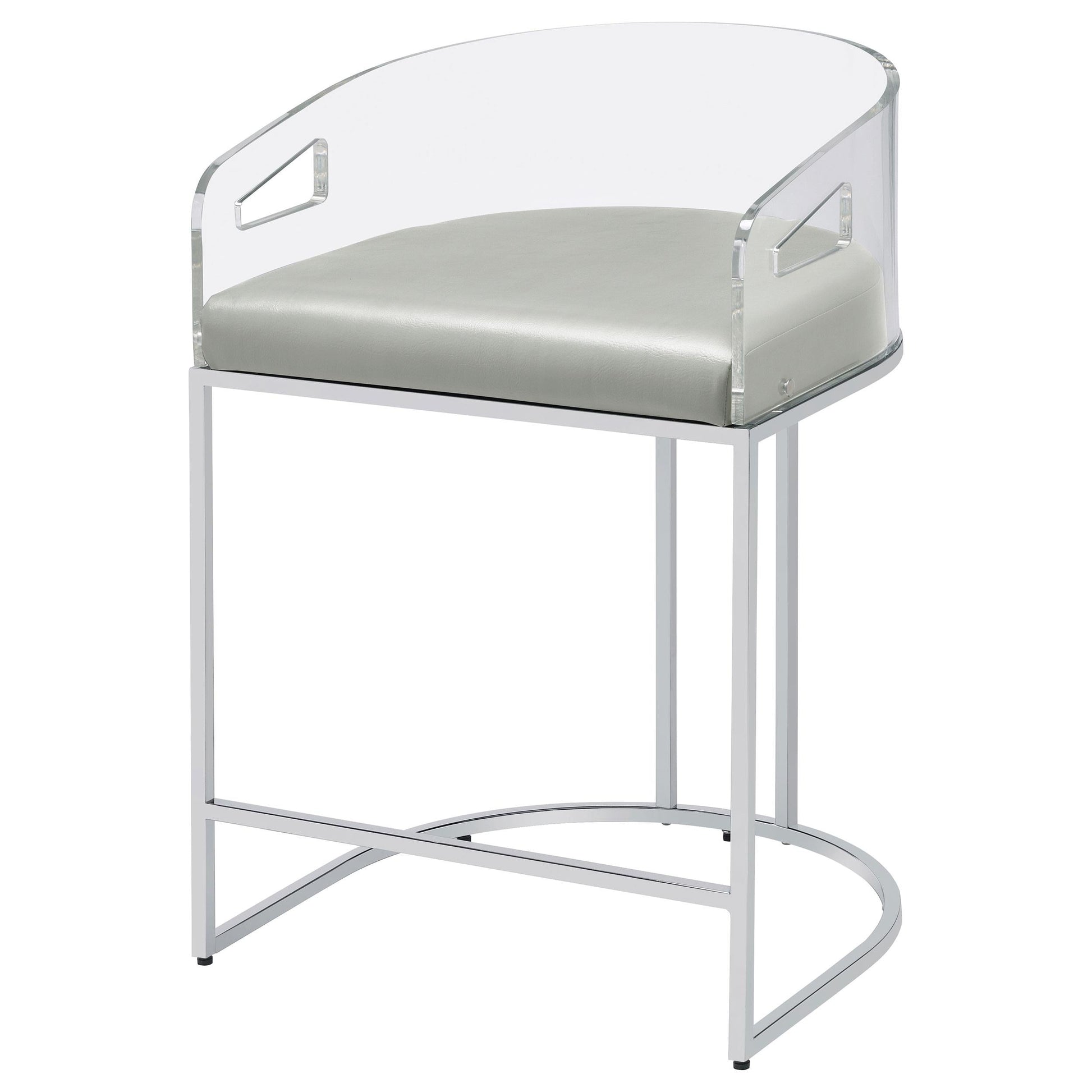 Thermosolis Counter Stool in Grey - Coaster Furniture