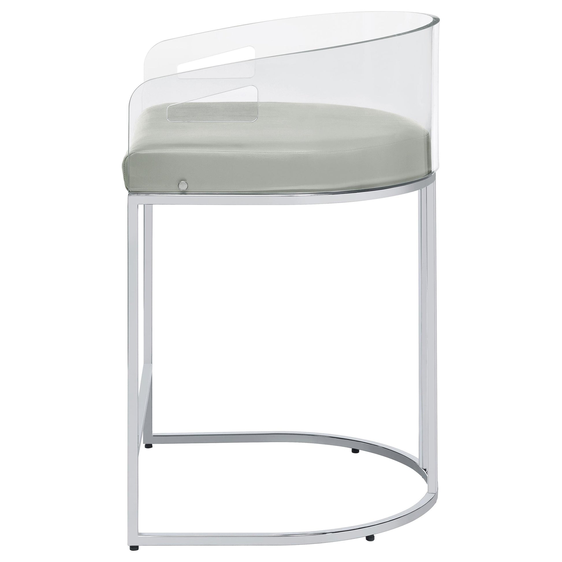 Thermosolis Counter Stool in Grey - Coaster Furniture