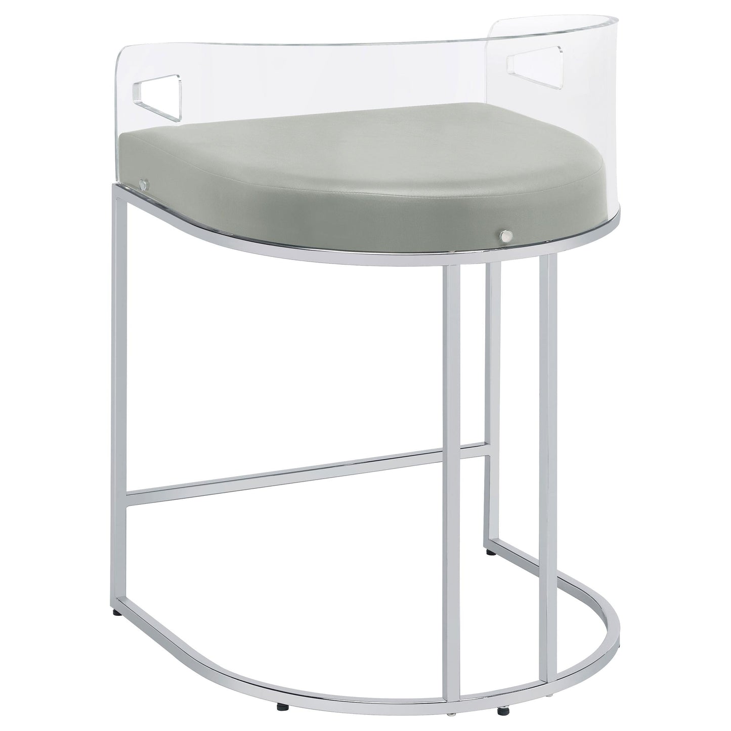 Thermosolis Counter Stool in Grey - Coaster Furniture