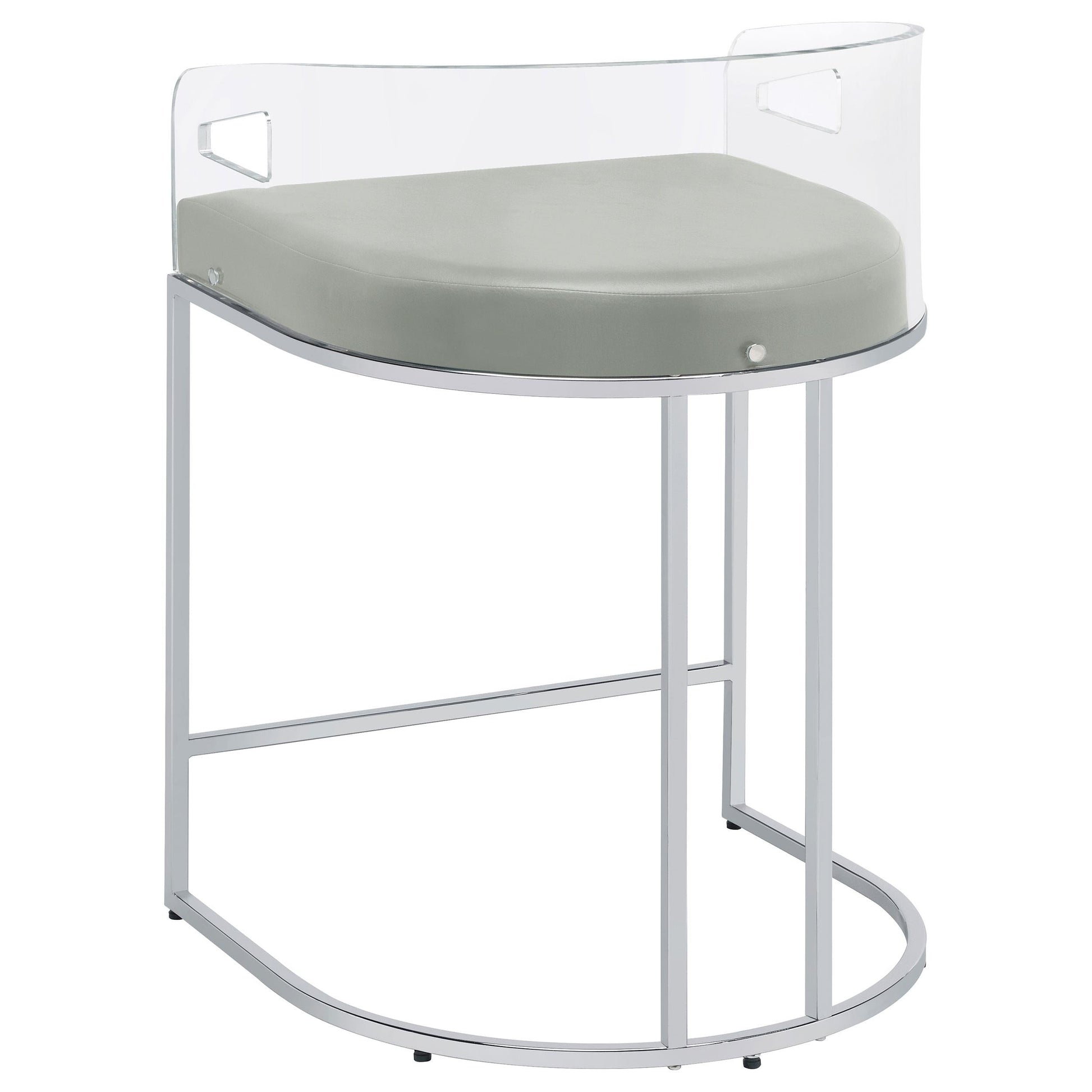 Thermosolis Counter Stool in Grey - Coaster Furniture