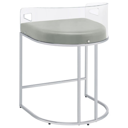 Thermosolis Counter Stool in Grey - Coaster Furniture