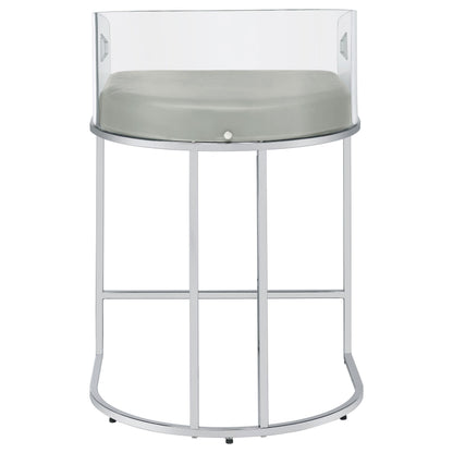 Thermosolis Counter Stool in Grey - Coaster Furniture