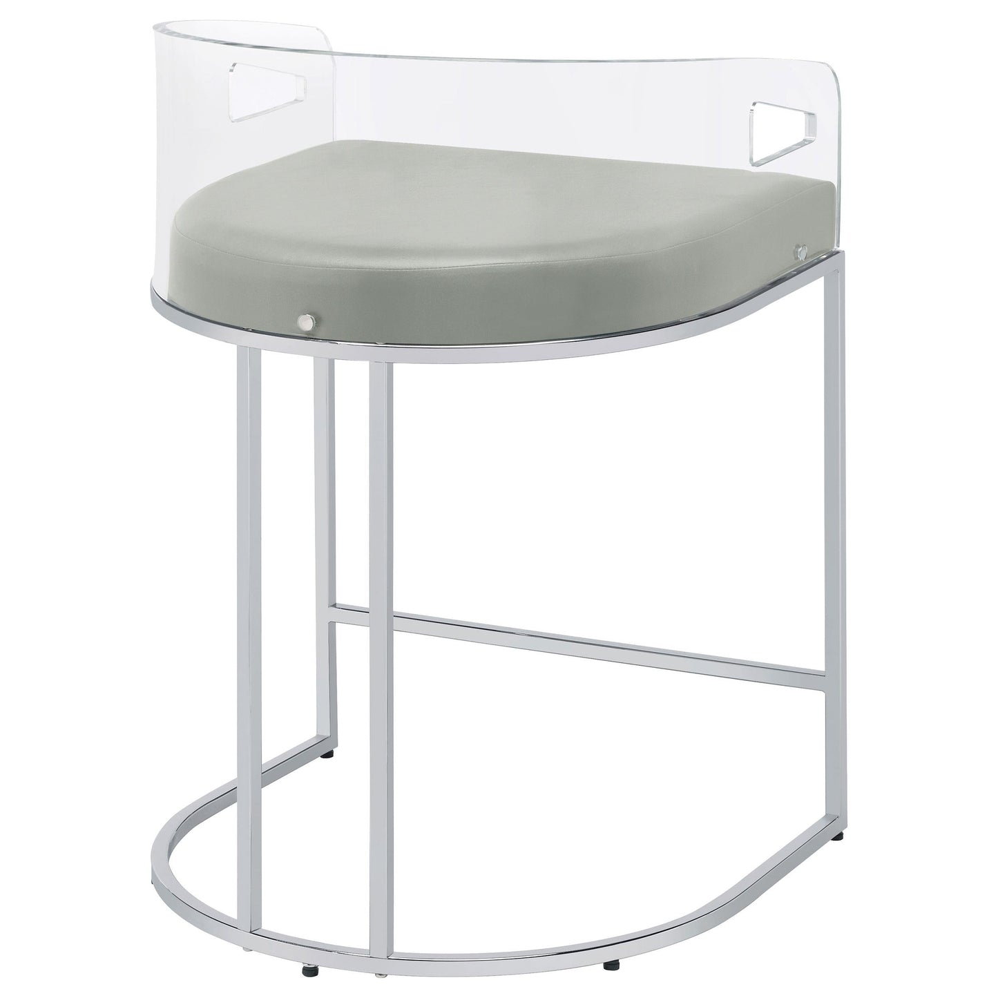 Thermosolis Counter Stool in Grey - Coaster Furniture