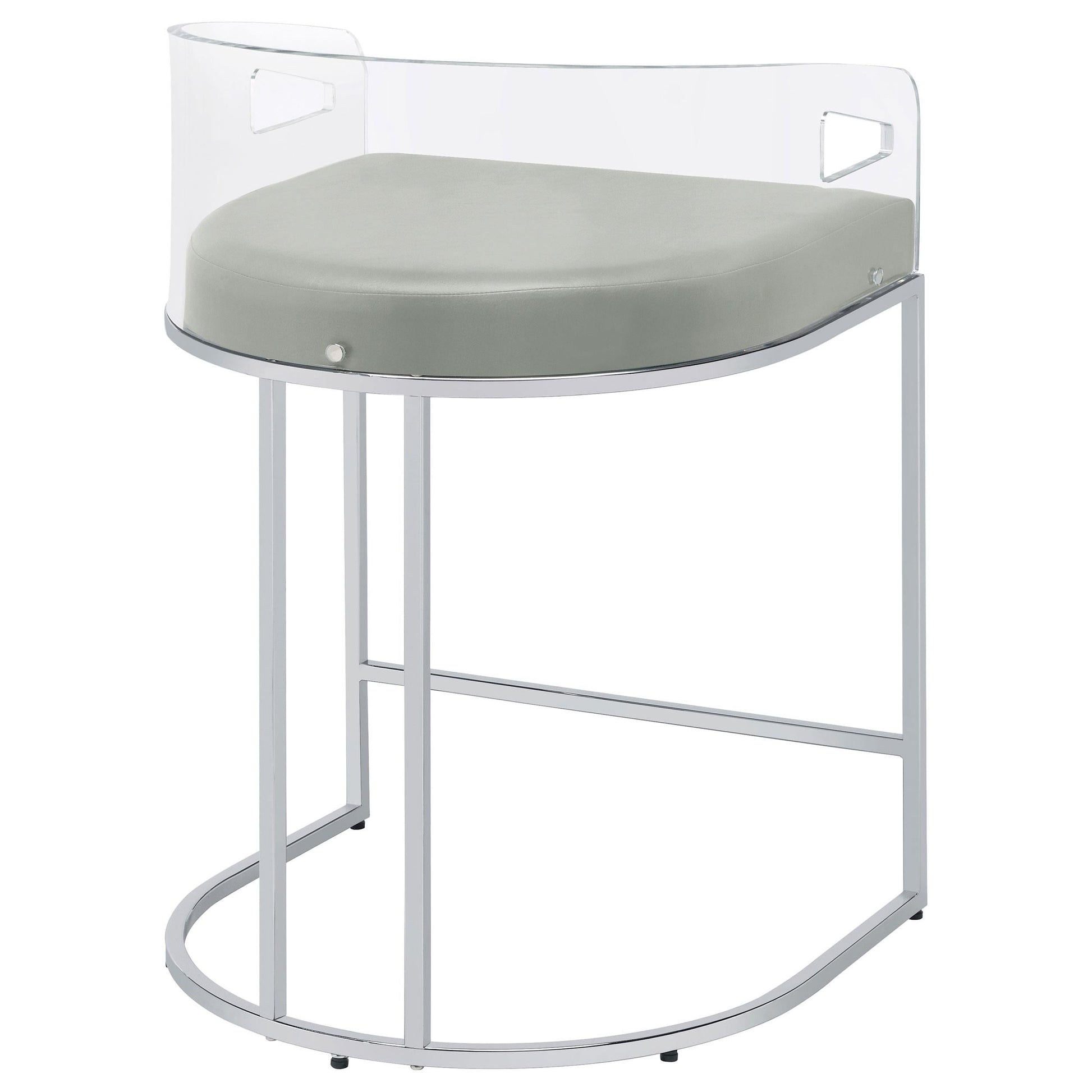 Thermosolis Counter Stool in Grey - Coaster Furniture