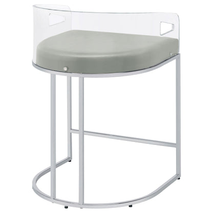 Thermosolis Counter Stool in Grey - Coaster Furniture