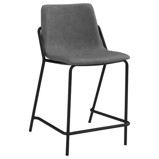 Earnest Counter Chair in Grey - Coaster Furniture