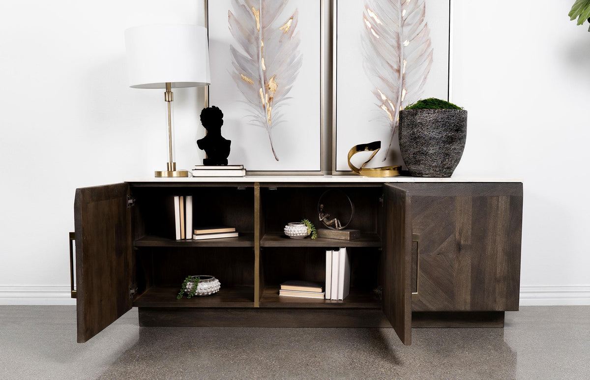 Dennis Sideboard in White - Coaster Furniture