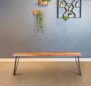 Sherman Dining Bench in Natural Acacia - Coaster Furniture