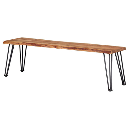 Sherman Dining Bench in Natural Acacia - Coaster Furniture