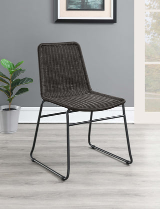 Dacy Side Chair in Brown - Coaster Furniture