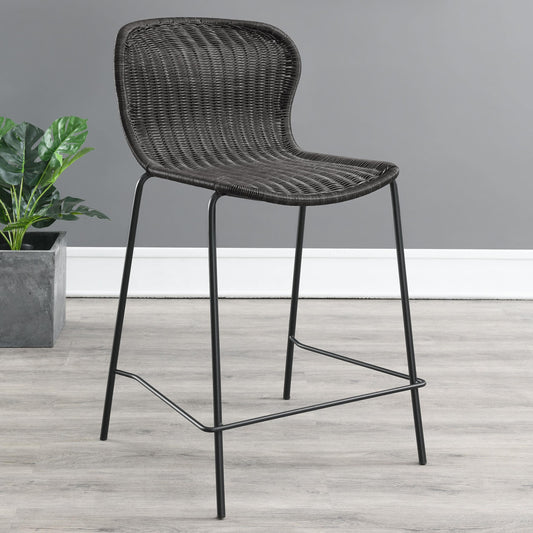Dacy Counter Chair in Brown - Coaster Furniture