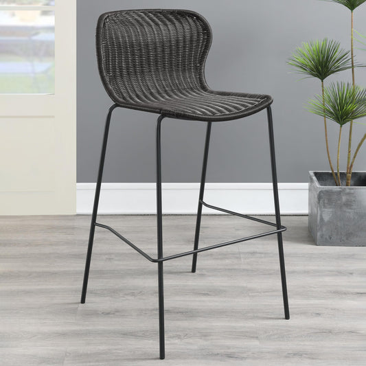 Mckinley Bar Chair in Brown - Coaster Furniture
