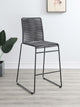 Kella Bar Stool in White Marble - Coaster Furniture