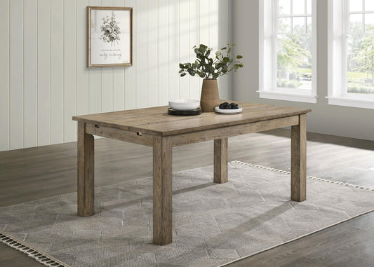 Cardova Dining Table in Vineyard Oak - Coaster Furniture