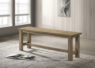 Cardova Bench in Vineyard Oak - Coaster Furniture