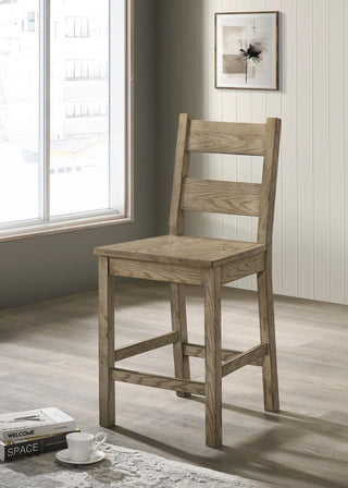 Cardova Counter Chair in Vineyard Oak - Coaster Furniture