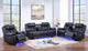 9650 Black Power Seat and Power Living Room Set