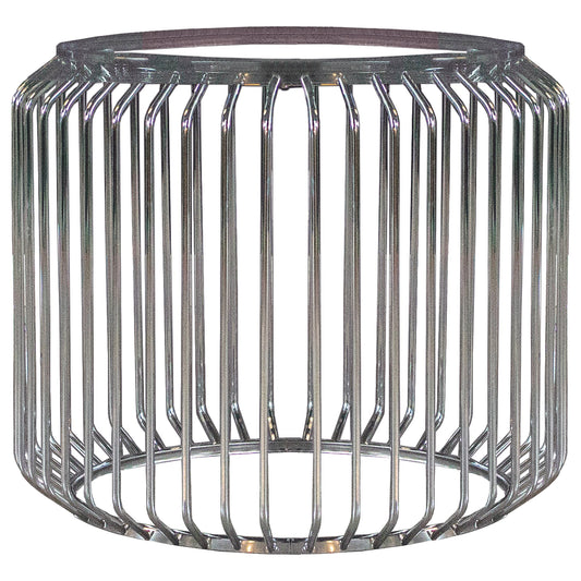 Veena Dining Table Base in Chrome - Coaster Furniture