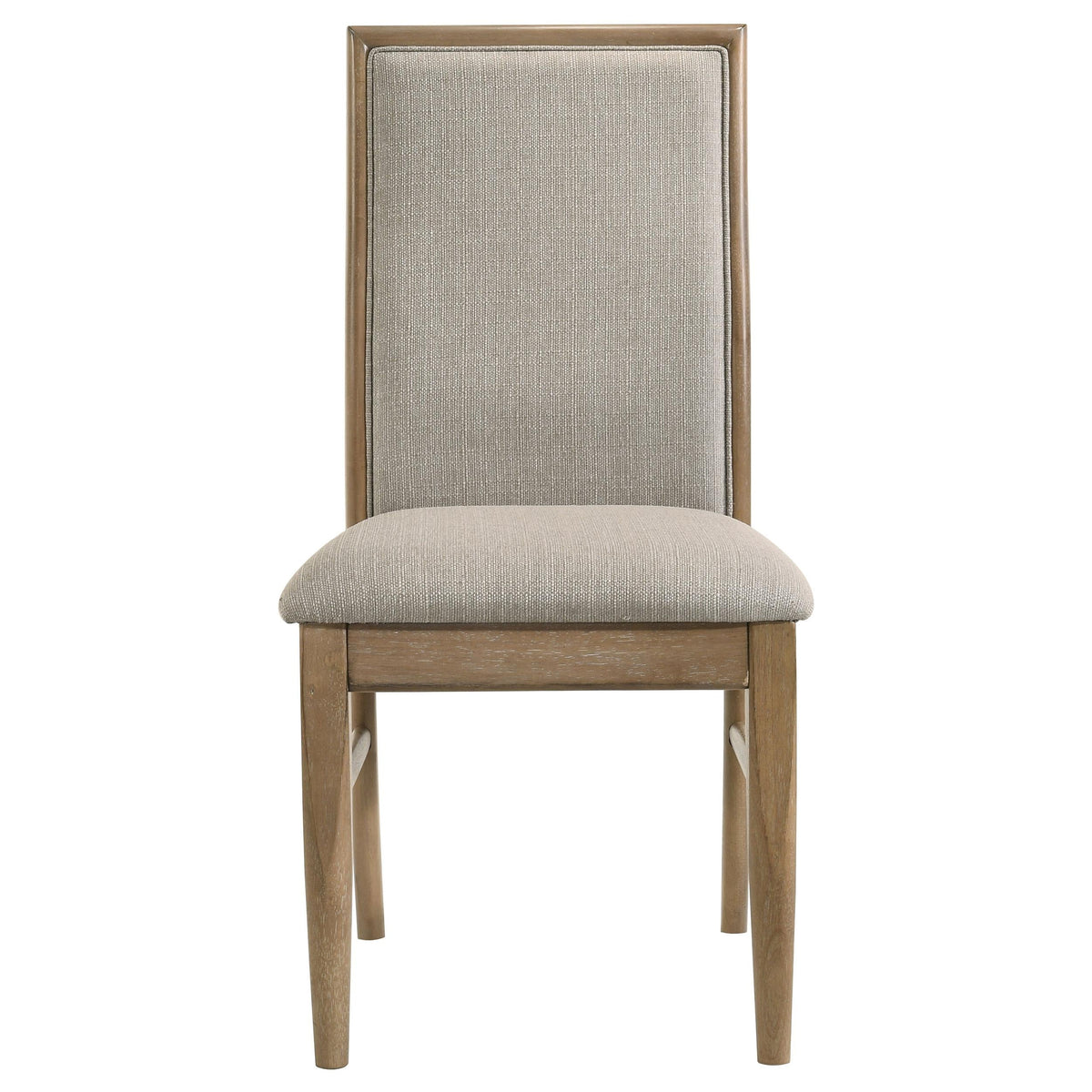 Adina Side Chair in Barley / Distressed Light Brown - Coaster Furniture
